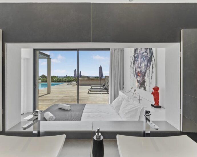 Cappiciola, Villa vue mer panoramique, 5 chambres,  piscine chauffée, proche plage