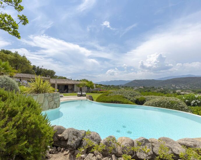Capicciola, Villa vue mer, domaine privé,  4 chambres, piscine, proche plage