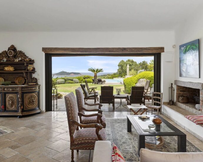 Capicciola, Villa vue mer, domaine privé,  4 chambres, piscine, proche plage