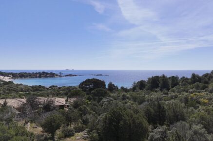 Exclusive listing, Palombaggia, building plot, sea view, walking distance to the beach.
