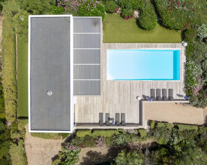 Cappiciola, Villa vue mer panoramique, 5 chambres,  piscine chauffée, proche plage