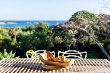 Porto-Vecchio, Palombaggia, villa vue mer, 3 chambres, piscine, plage à pied