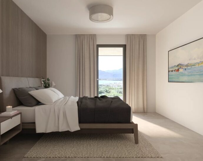 Calvi, Domaine privé, Appartements du T1 au T5, vue panoramique mer, Proche plage