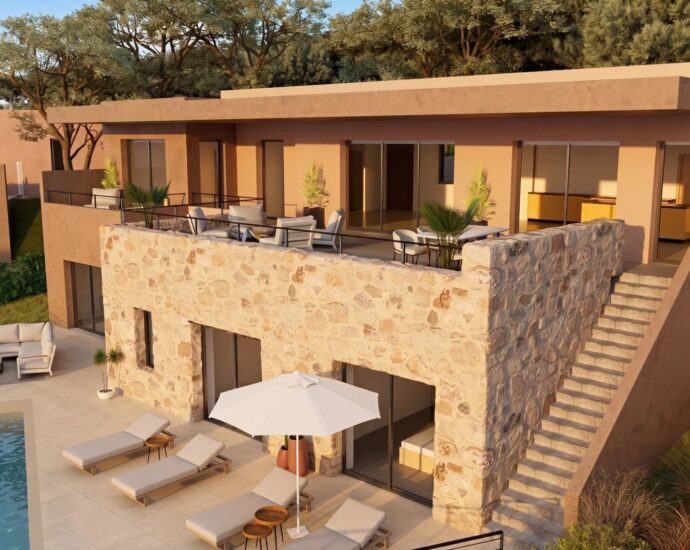 Exclusive Listing, Calvi, New-Build Villa, 4 En-Suite Bedrooms, Mountain Views, Swimming Pool, Close to the Beach