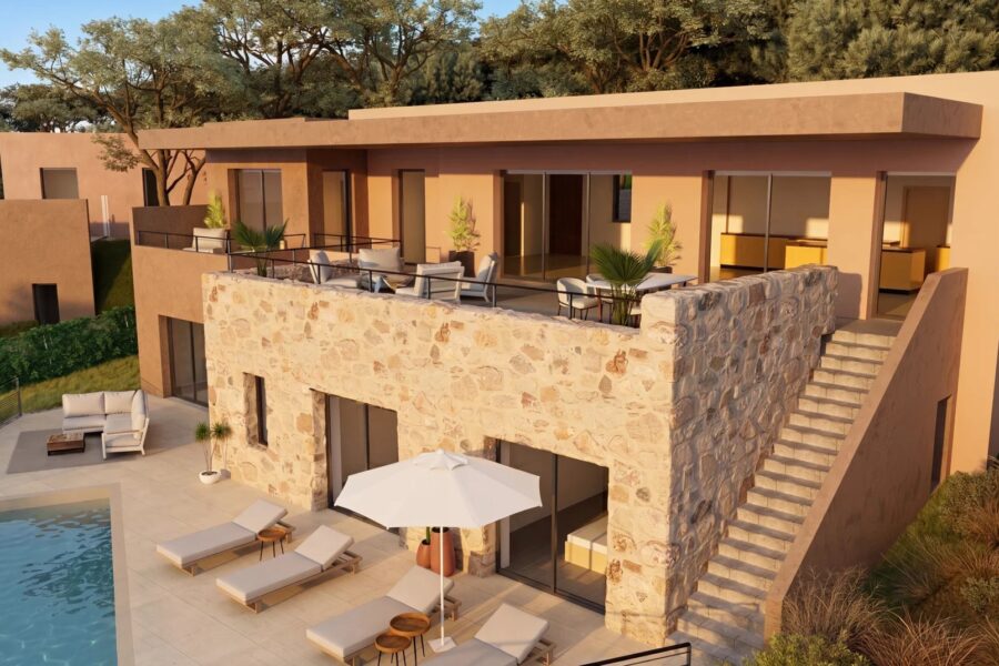 Exclusive Listing, Calvi, New-Build Villa, 4 En-Suite Bedrooms, Mountain Views, Swimming Pool, Close to the Beach