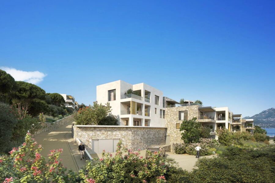 Calvi, Domaine privé, Appartements du T1 au T5, vue panoramique mer, Proche plage