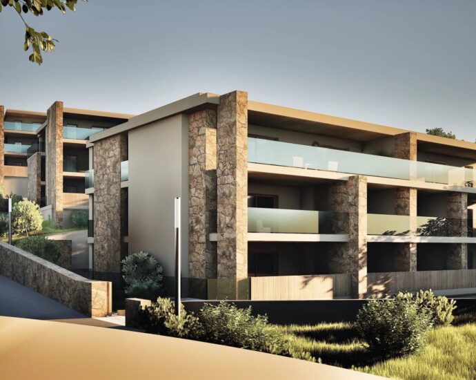 Porticcio, New Development, 30 Apartments, 1 to 3 Bedrooms, Garages, Sea Views