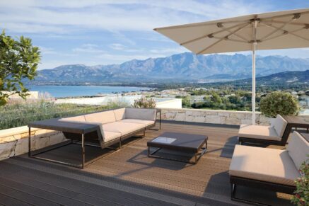 Calvi, Domaine privé, Appartements du T1 au T5, vue panoramique mer, Proche plage