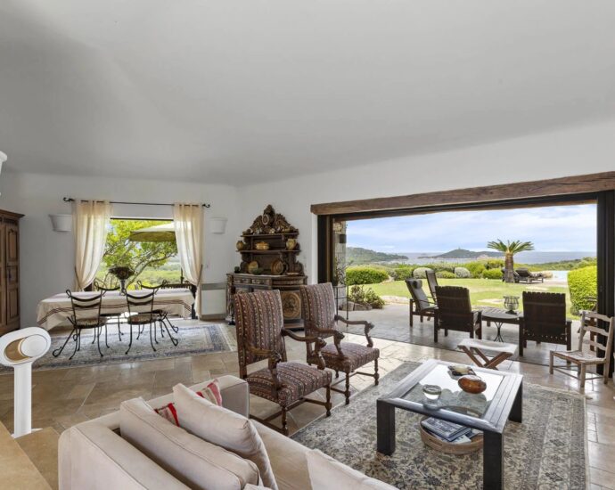 Capicciola, Villa vue mer, domaine privé,  4 chambres, piscine, proche plage