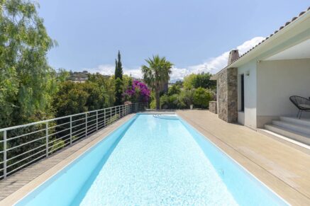 Sari-solenzara, Villa vue mer, 4 chambres, piscine chauffée, proche plage