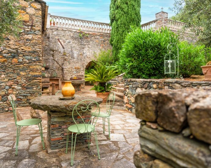 Oletta, Moulin, 3 chambres, piscine, vue vallée et montagnes, proche plages