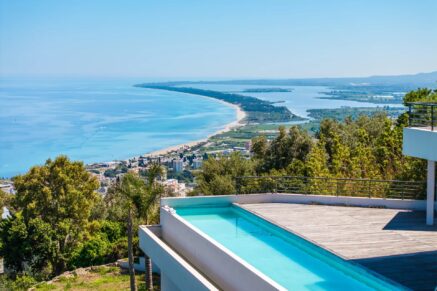 Bastia, Villa, 4 chambres, piscine, vue panoramique mer