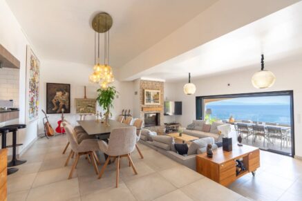 Ajaccio, Route des Sanguinaires, Villa vue mer panoramique, 4 chambres, piscine, plage à pied