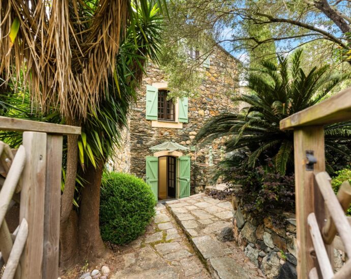 Oletta, Moulin, 3 chambres, piscine, vue vallée et montagnes, proche plages