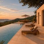 Lumio, Villa contemporaine, 4 chambres, vue mer, piscine, proche plage, vente en VEFA
