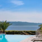 Ajaccio, Route des Sanguinaires, Villa vue mer panoramique, 5 chambres, piscine, plage à pied