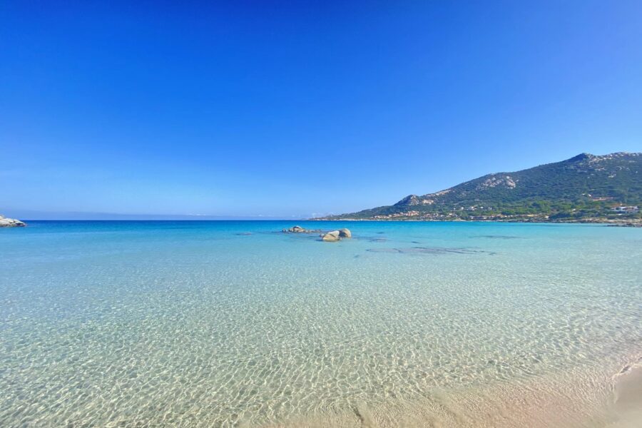Lumio, Marine de Sant&rsquo; Ambroggio, villa 3 chambres, vue mer, plage et commerces à pieds