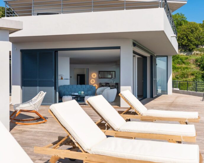 Bastia, Villa, 4 chambres, piscine, vue panoramique mer