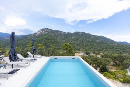 Sainte lucie de Porto Vecchio – Architect-Designed Villa – 4 Bedrooms – Swimming Pool – Mountain Views – Sea Glimpse