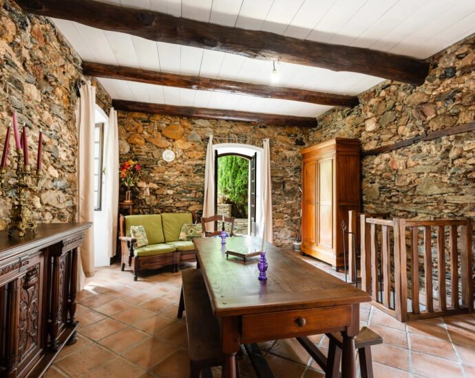 Oletta, Moulin, 3 chambres, piscine, vue vallée et montagnes, proche plages