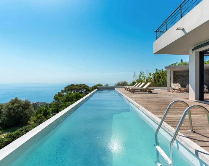 Bastia, Villa, 4 chambres, piscine, vue panoramique mer
