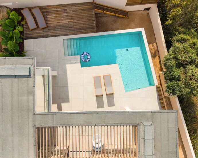 Rive-Sud d&rsquo;Ajaccio, Porticcio, villa vue mer, 4 Chambres, piscine, proche plage