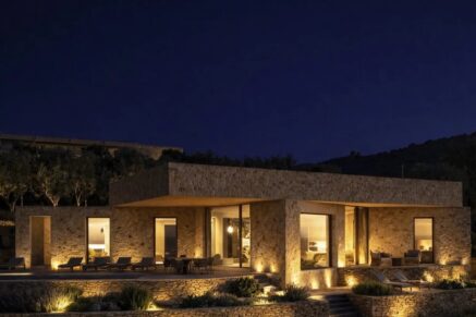 Lumio, Villa contemporaine, 4 chambres, vue mer, piscine, proche plage, vente en VEFA