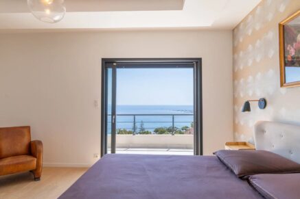 Ajaccio, Route des Sanguinaires, Villa vue mer panoramique, 4 chambres, piscine, plage à pied
