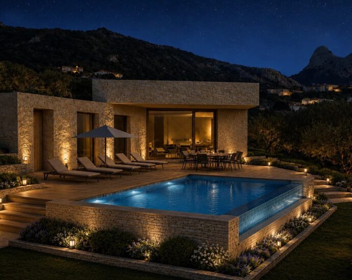 Lumio, Contemporary Villa, 4 Bedrooms, Sea View, Pool, Close to Beach, Off-Plan Sale