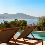 Rive-Sud d&rsquo;Ajaccio, Porticcio, villa vue mer, 4 Chambres, piscine, proche plage