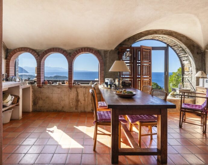 Cap Corse, Centuri, Villa vue mer, 3 chambres, patio, proche plage