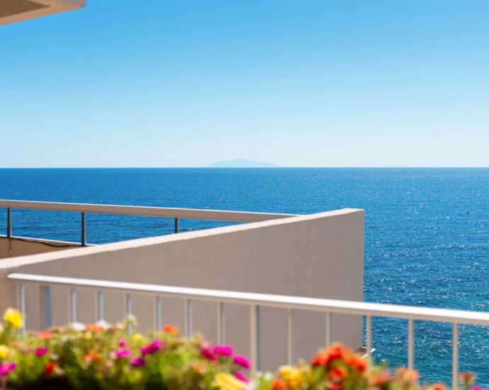 Ville-di-Pietrabugno, Penthouse, résidence pied dans l’eau, vue mer panoramique, ascenseur, 4 chambres, garage, plage à pied