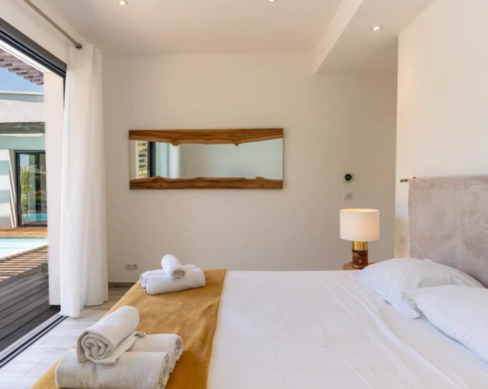 Vilatta, villa mitoyenne, 5 chambres, sans vis à vis,  vue mer, proche plage