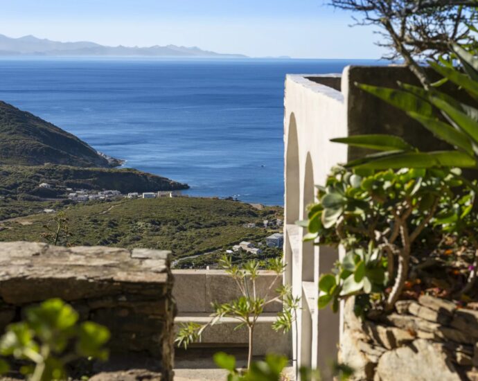 Cap Corse, Centuri, Villa vue mer, 3 chambres, patio, proche plage