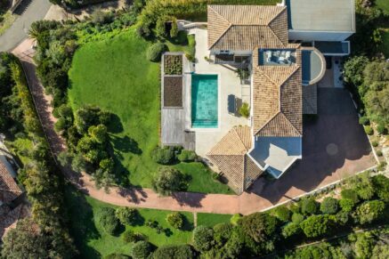 Cap Corse, Erbalunga, villa vue mer panoramique, piscine à débordement chauffée, proche Bastia
