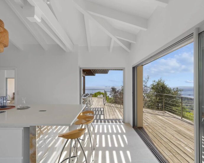 Porto-Vecchio, Palombaggia, Villa vue mer panoramique, 6 chambres, plage à pied