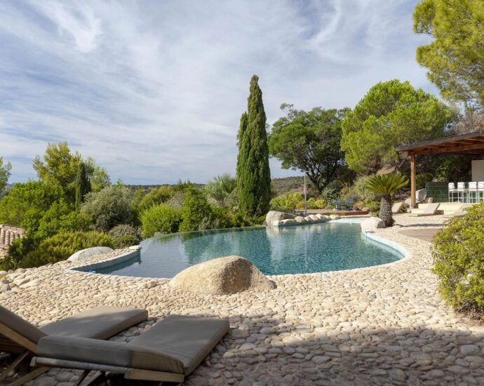 Porto-Vecchio, Palombaggia, Villa vue mer panoramique, 6 chambres, plage à pied