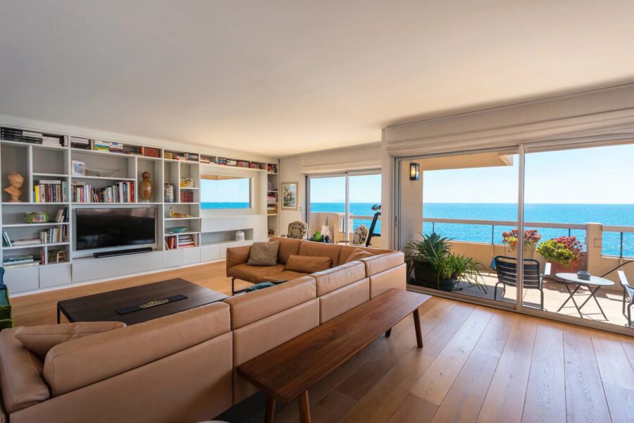 Ville-di-Pietrabugno, Penthouse, résidence pied dans l’eau, vue mer panoramique, ascenseur, 4 chambres, garage, plage à pied
