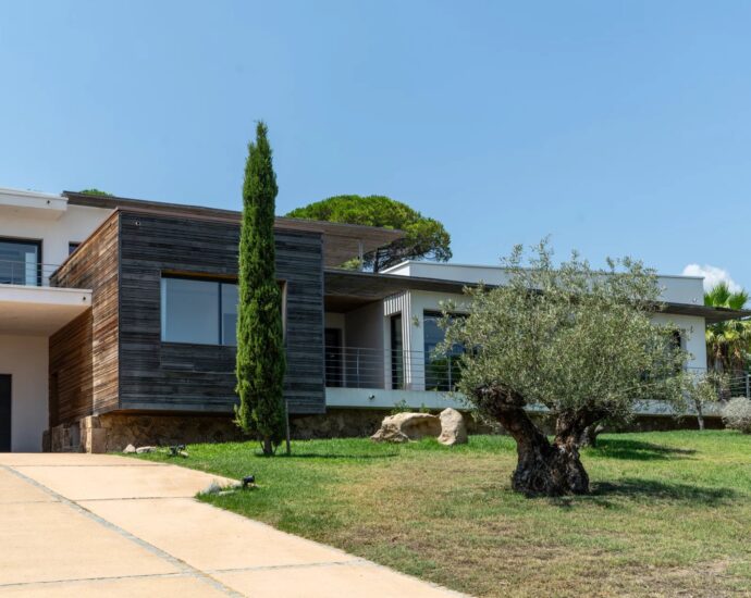Vilatta, villa mitoyenne, 5 chambres, sans vis à vis,  vue mer, proche plage