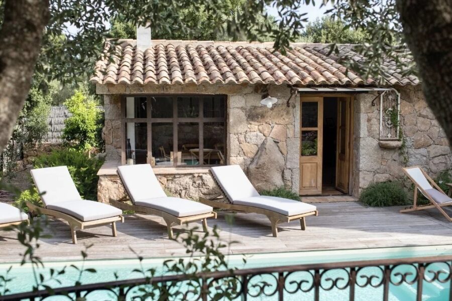 Rare offering: newly built architect-designed bergerie with three bedrooms and a pool in Porto-Vecchio