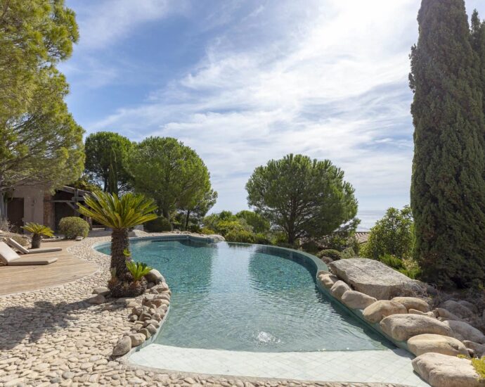 Porto-Vecchio, Palombaggia, Villa vue mer panoramique, 6 chambres, plage à pied