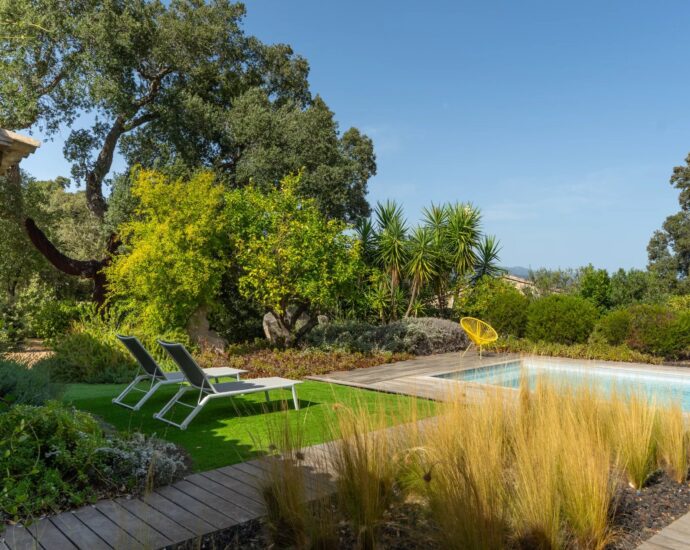 Produit rare : Bergerie d&rsquo;architecte neuve avec quatre chambres et une piscine à Porto-Vecchio