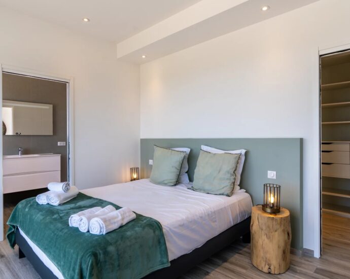 Vilatta, villa mitoyenne, 5 chambres, sans vis à vis,  vue mer, proche plage