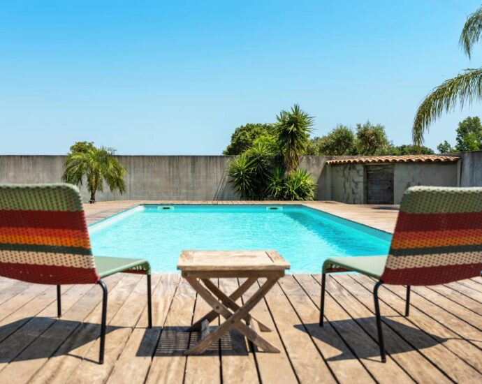 Costa Verde, Talasani, Villa, 4 chambres, piscine,  plage à pied et proche Bastia