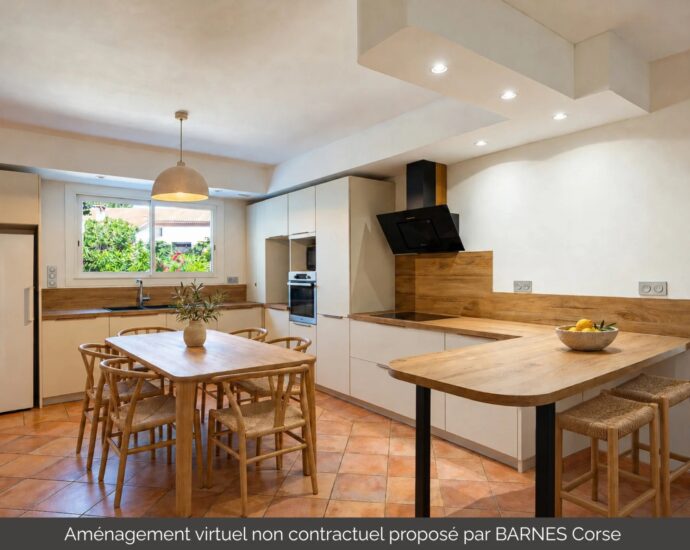 Exclusivité, Biguglia, proche Bastia, Villa plage à pied, 4 chambres, vue dégagées sur les montagnes