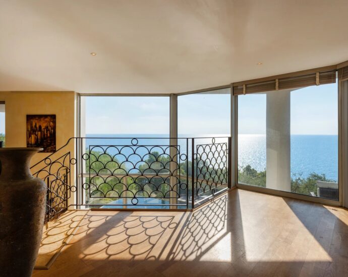 Cap Corse, San-Martino-di-Lota, Villa vue mer panoramique, 3 chambres, studio indépendant, proche plage
