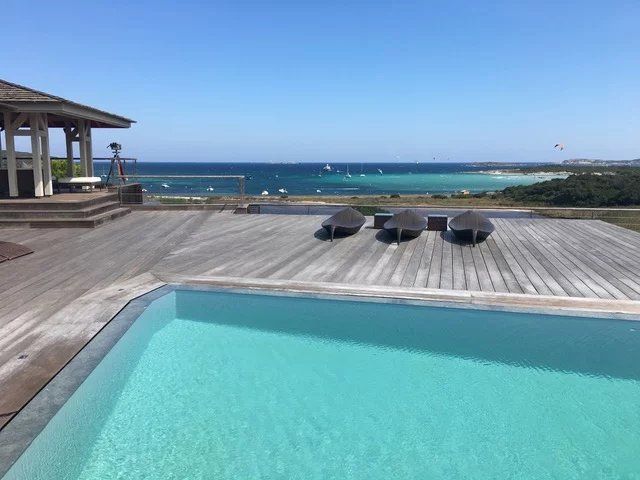 Bonifacio, Domaine privé de Sperone, Villa vue mer panoramique, 7 chambres, piscine, proche golf, plage à pied