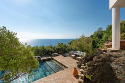 Cap Corse, San-Martino-di-Lota, Villa vue mer panoramique, 3 chambres, studio indépendant, proche plage