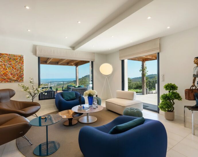 Olmeta -di-Tuda,  Villa vue mer et montagnes panoramique, 4 chambres, piscine, jacuzzi, proche plage, proche Bastia et Saint-Florent