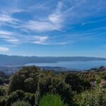 Ajaccio, Alata, Villa contemporaine avec vue mer panoramique, 5 chambres, piscine, proche Ajaccio